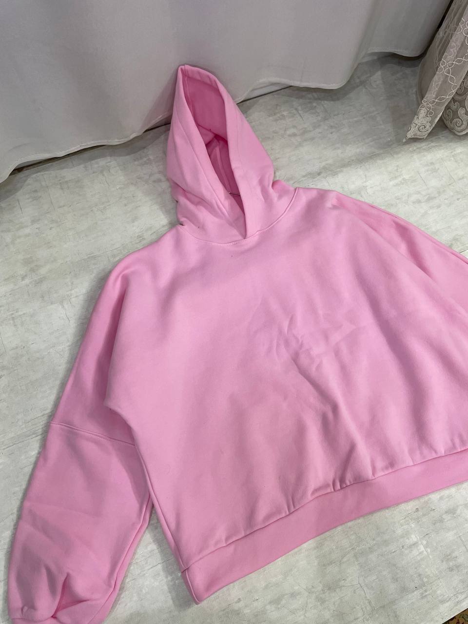 هودی اورسایز دورس سه نخ داخل پشمی