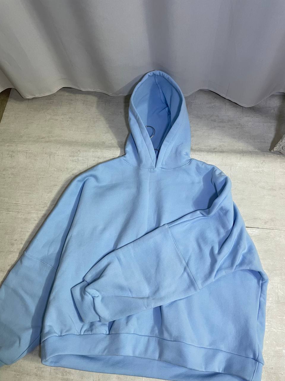 هودی اورسایز دورس سه نخ داخل پشمی