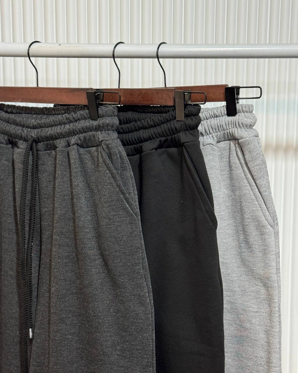 شلوار استوپر بگ جاگر ملانژ داخل کرکی