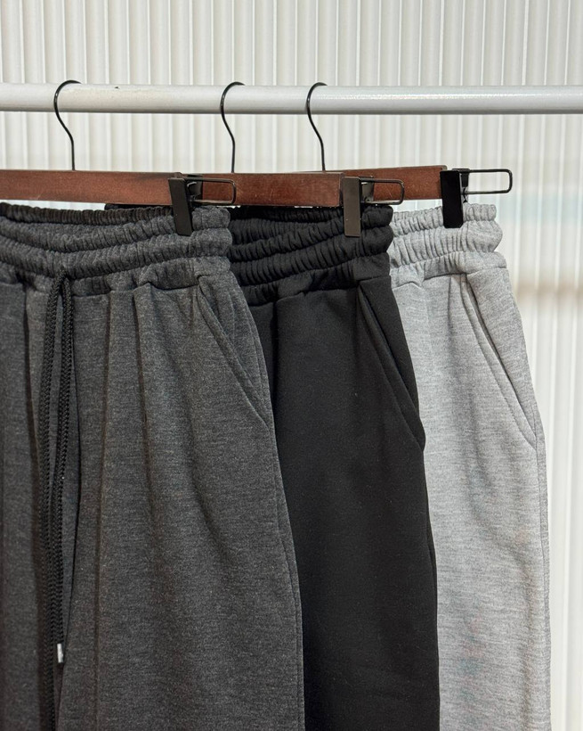 شلوار استوپر بگ جاگر ملانژ داخل کرکی