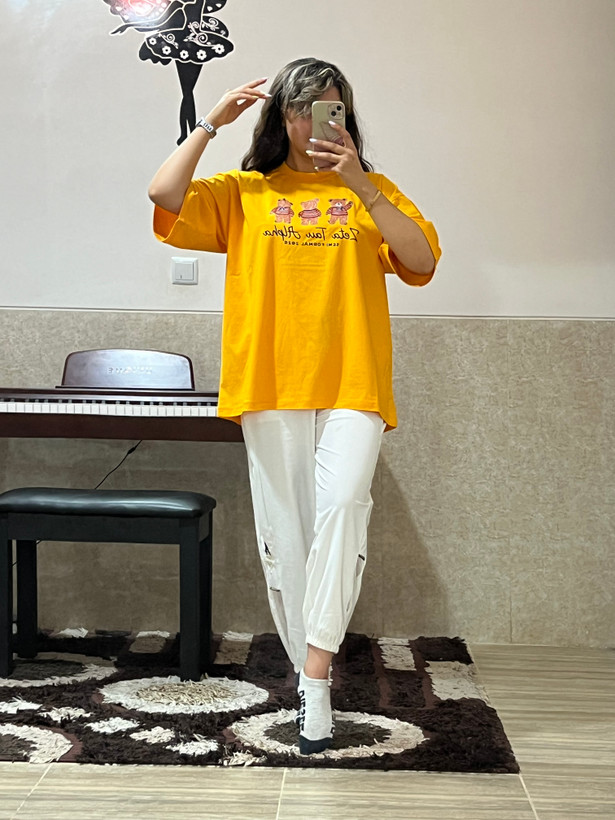 تیشرت باکسی DTF